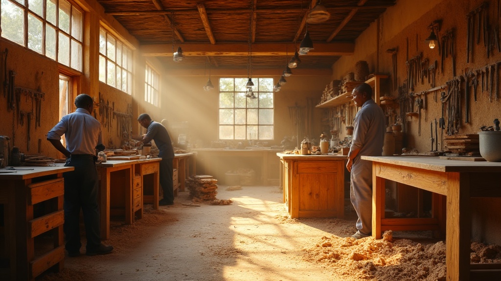 Mzizi Craft production workshop